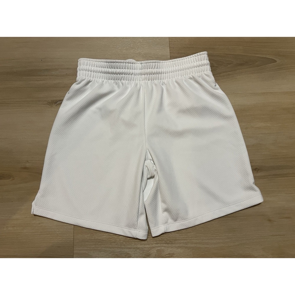 Girls DSG Basketball Shorts White Size Medium Youth Kids Unisex Drawstring - Picture 1 of 6